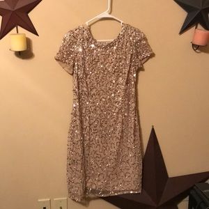 Date night or New Years Eve gold dress